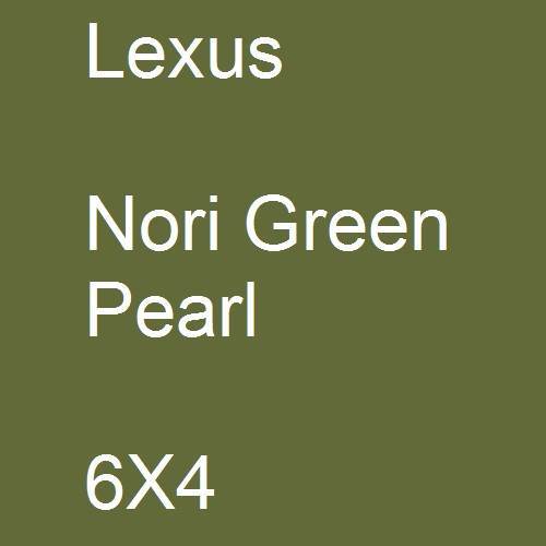 Lexus, Nori Green Pearl, 6X4.